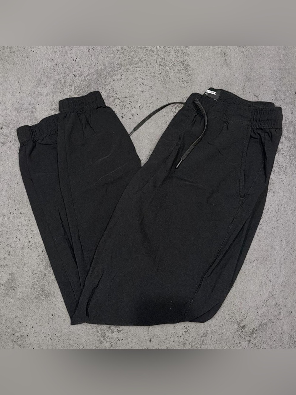 RSQ Men's Black Elastic Waist Joggers